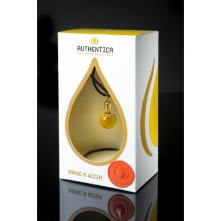 Spiral hanging olive oil charm